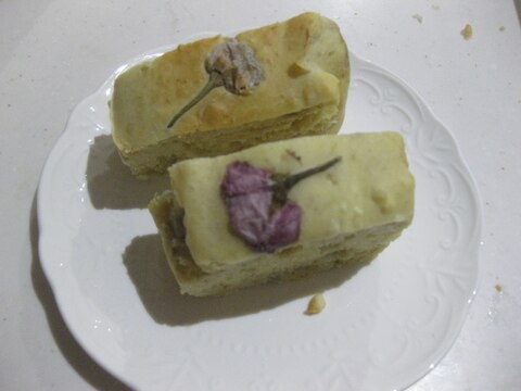 バター、砂糖不使用！桜とバナナのパウンドケーキ☆